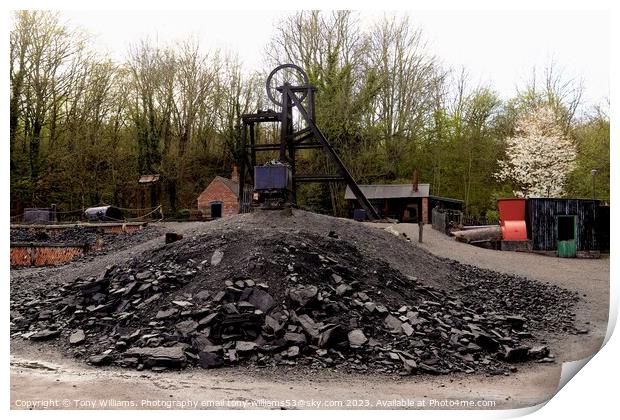 Old coal mine  Print by Tony Williams. Photography email tony-williams53@sky.com