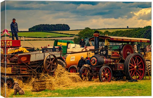 Working Steam Demonstration Canvas Print by Chris Lord