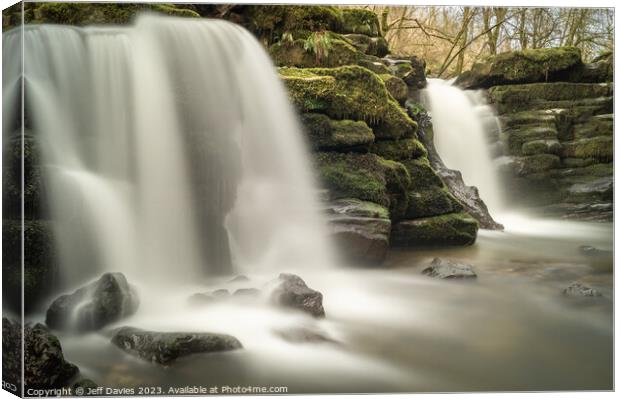 Discover the Magic of Clydach Gorge Canvas Print by Jeff Davies