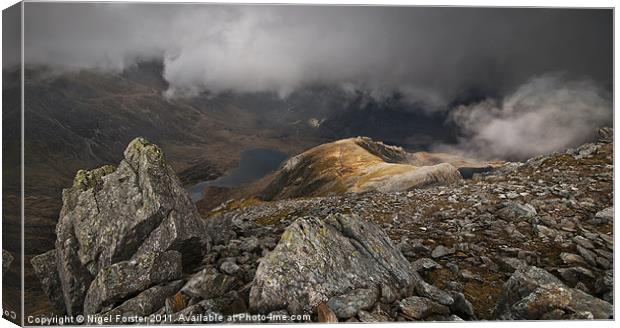 Y Gribyn Canvas Print by Creative Photography Wales