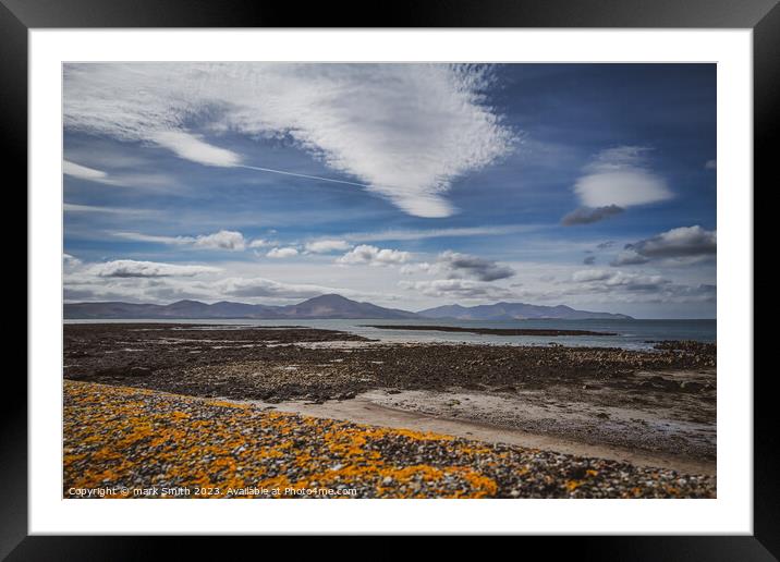 Dingle Peninsula from Fenit Framed Mounted Print by mark Smith