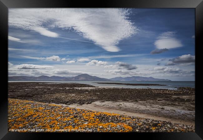 Dingle Peninsula from Fenit Framed Print by mark Smith