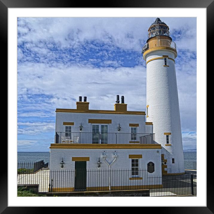 Turnberry lighthouse on the Ayrshire coast Scotlan Framed Mounted Print by Allan Durward Photography
