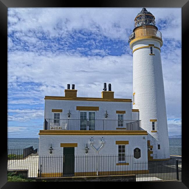 Turnberry lighthouse on the Ayrshire coast Scotlan Framed Print by Allan Durward Photography