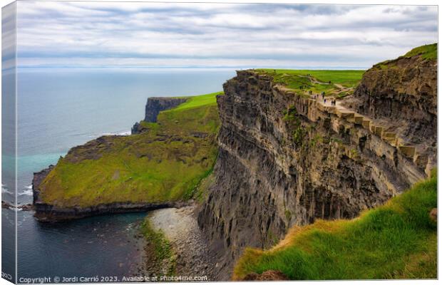 Cliffs of Moher tour - 9 - Advanced natural editing  Canvas Print by Jordi Carrio