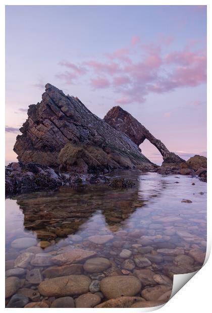 Sunset over Bow fiddle rock Print by Kevin Winter