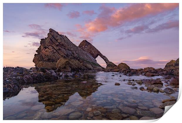 Bow fiddle rock tide pools Print by Kevin Winter