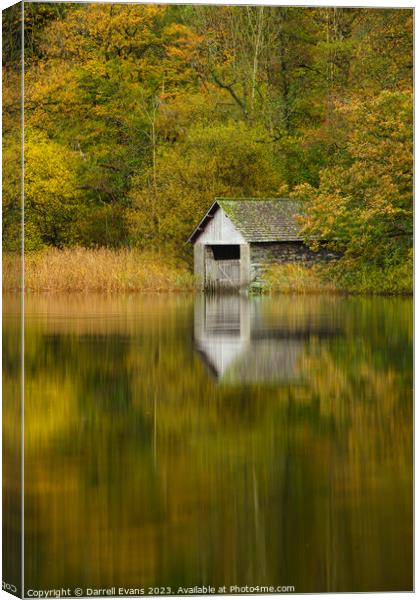 Rydal In Autumn Canvas Print by Darrell Evans