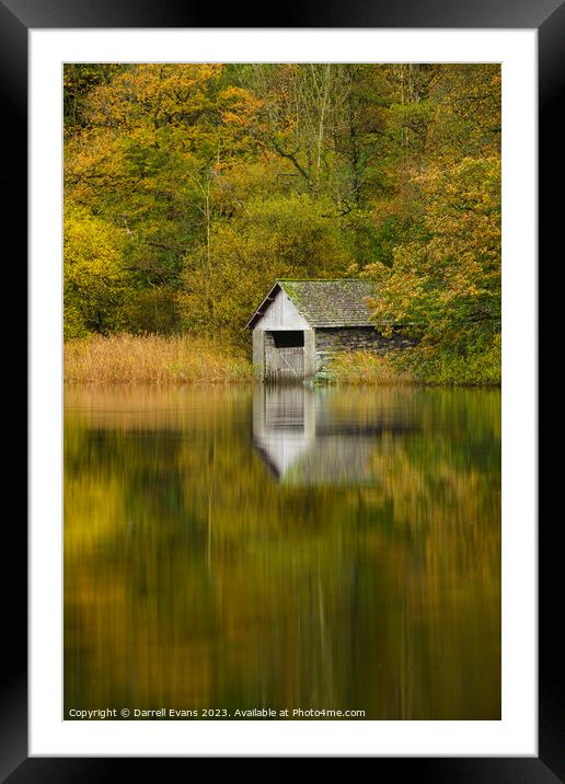 Rydal In Autumn Framed Mounted Print by Darrell Evans