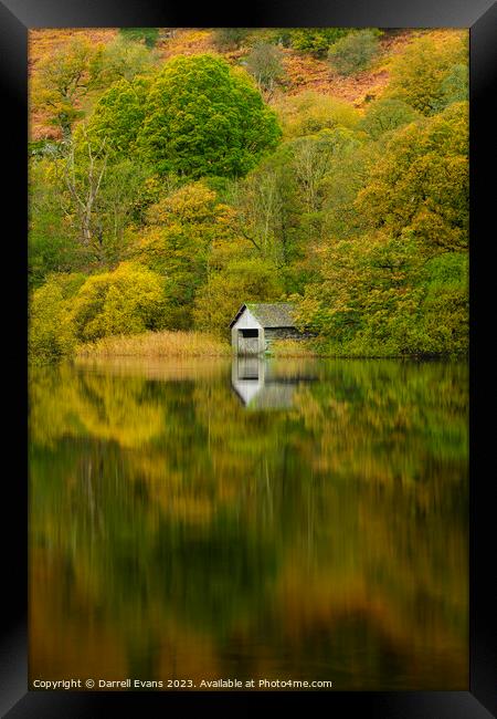 Autumn at Rydal Water Framed Print by Darrell Evans