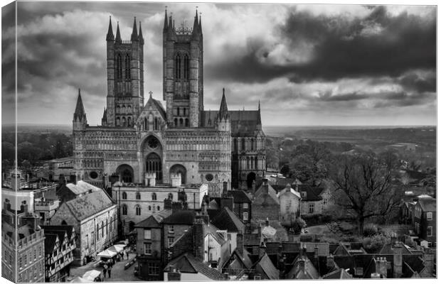 Timeless Beauty of Lincoln Cathedral Canvas Print by Tim Hill