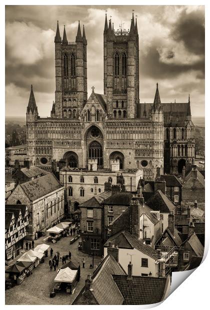 Lincoln Cathedrals Timeless Grandeur Print by Tim Hill