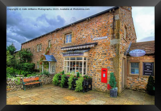 The Cafe at Main Street Emmerdale Framed Print by Colin Williams Photography