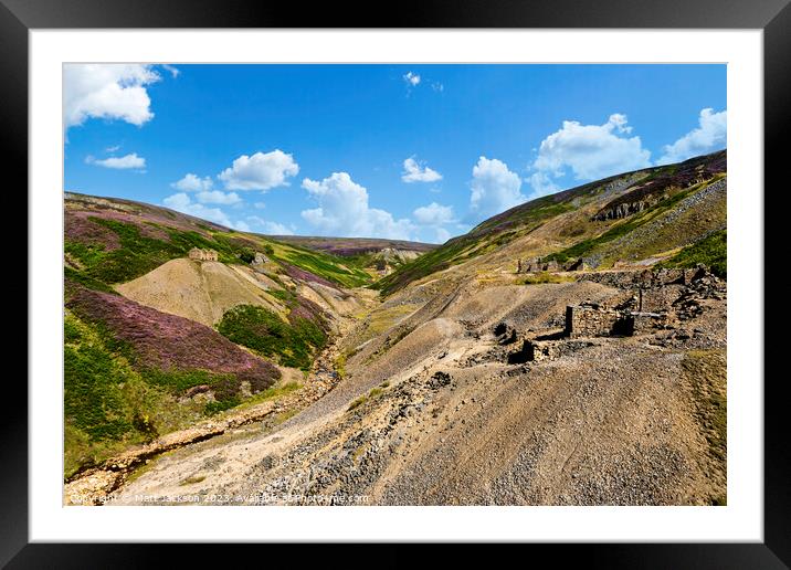 Gunnerside Gill Framed Mounted Print by Matt Jackson