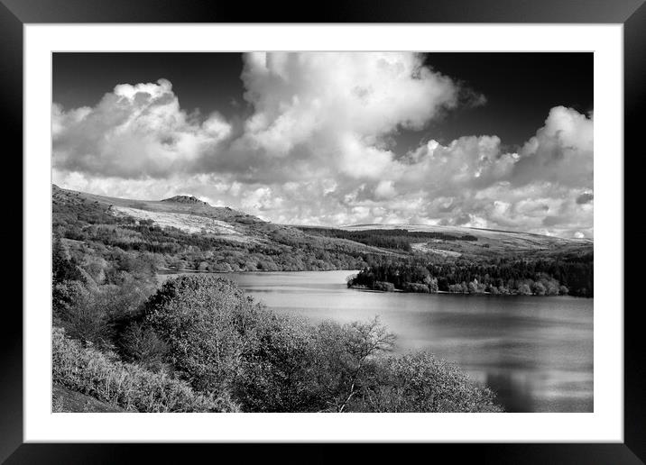 Burrator Reservoir  Framed Mounted Print by Darren Galpin