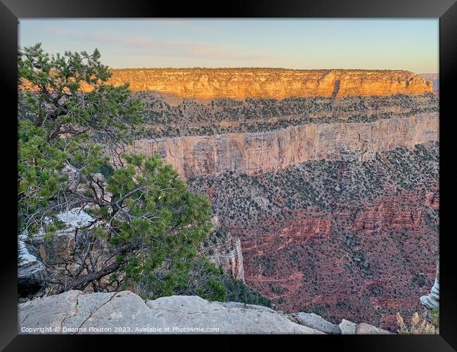 Breathtaking  Sunrise at the Grand Canyon Framed Print by Deanne Flouton