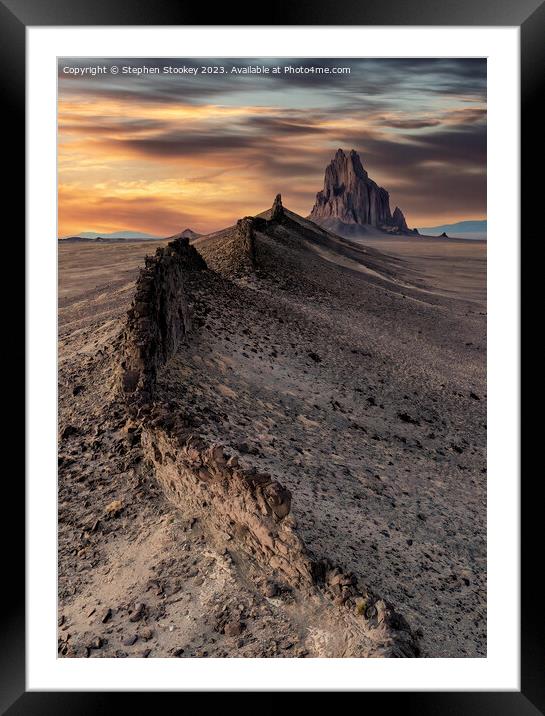 Land of Enchantment Framed Mounted Print by Stephen Stookey