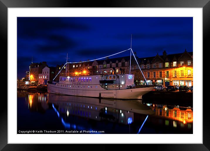 Water of Leith Framed Mounted Print by Keith Thorburn EFIAP/b