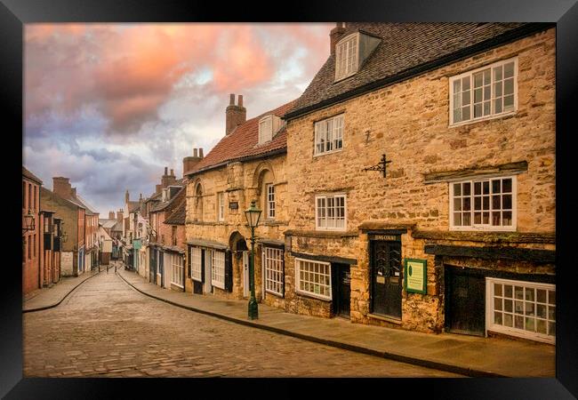 The Charming and Historic Steep Hill Framed Print by Tim Hill