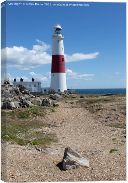 Majestic views of Portland Bill Canvas Print by Derek Daniel