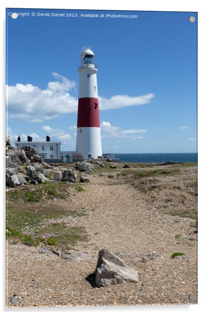 Majestic views of Portland Bill Acrylic by Derek Daniel