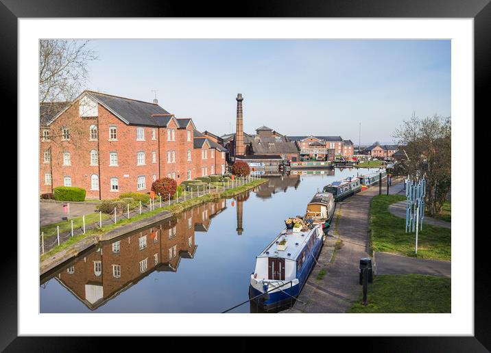 Looking up the Ellesmere Canal Framed Mounted Print by Jason Wells