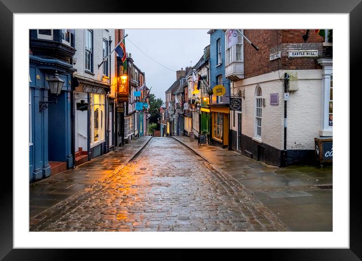 Steep Hill Lincoln Framed Mounted Print by Steve Smith