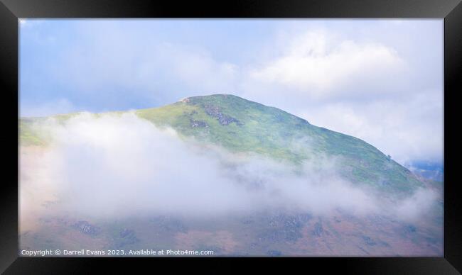 Uncovering Catbells Framed Print by Darrell Evans