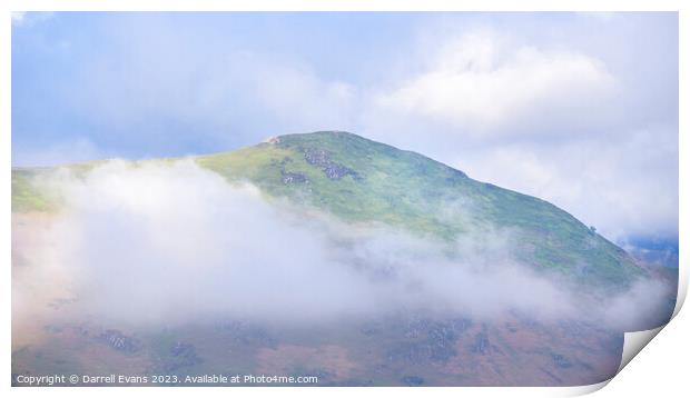Uncovering Catbells Print by Darrell Evans