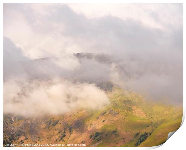 Catbells in Cloud Print by Darrell Evans