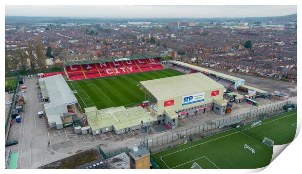 Sincil Bank Stadium Print by Apollo Aerial Photography