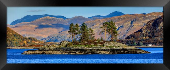 Loch Carron from Plockton Framed Print by John Frid