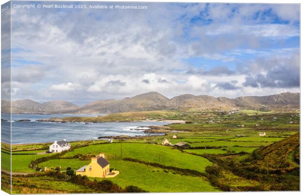 Beara Peninsula landscape Ireland Canvas Print by Pearl Bucknall