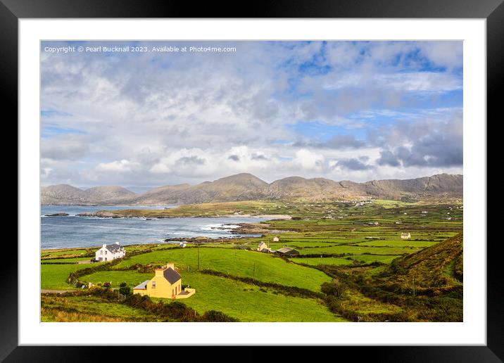 Beara Peninsula landscape Ireland Framed Mounted Print by Pearl Bucknall