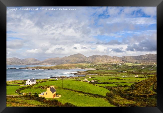 Beara Peninsula landscape Ireland Framed Print by Pearl Bucknall