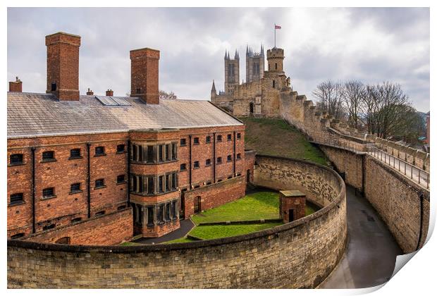 Lincoln Castle Jail Print by Tim Hill