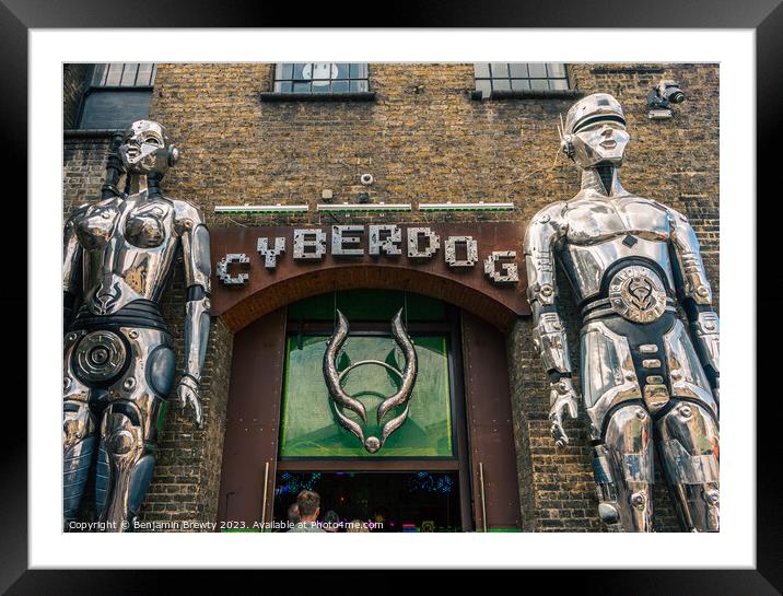 Cyberdog Camden Framed Mounted Print by Benjamin Brewty