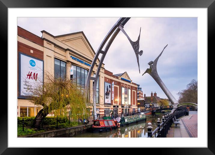 Foss Dyke, City of Lincoln Framed Mounted Print by Tim Hill