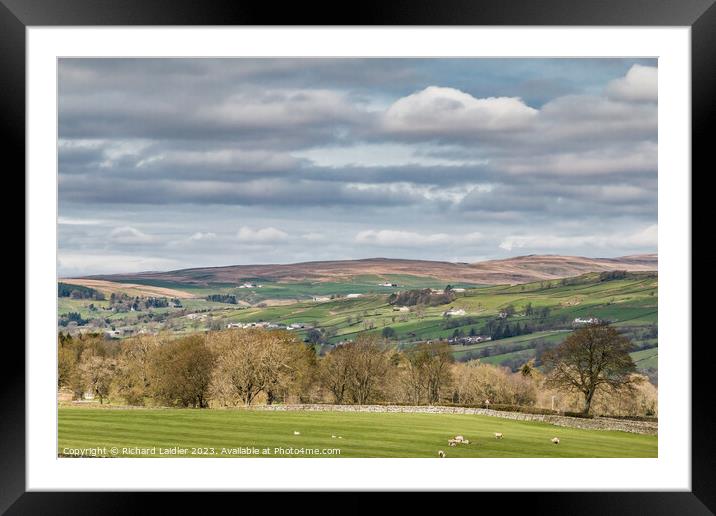 The Hudes Hope from the Tees Railway Walk Framed Mounted Print by Richard Laidler