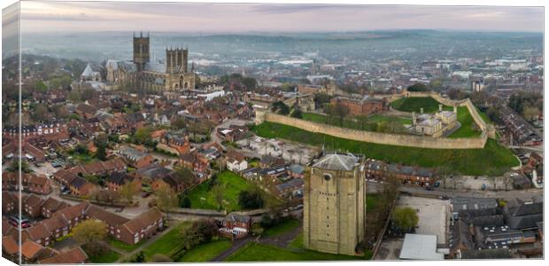 Lincoln Landmarks Canvas Print by Apollo Aerial Photography
