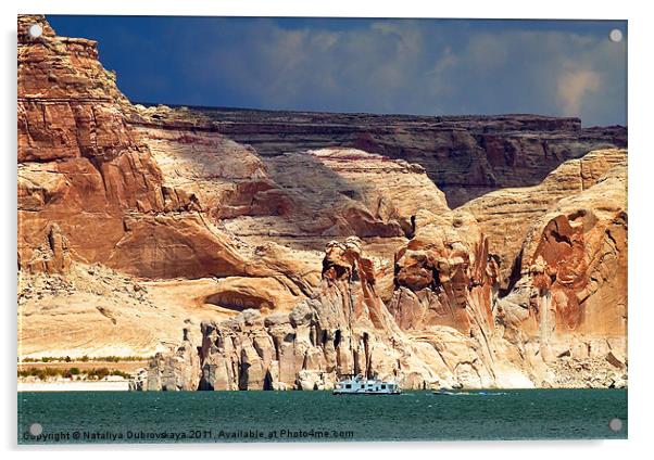 Glen Canyon National Recreation Area, Page, Arizon Acrylic by Nataliya Dubrovskaya