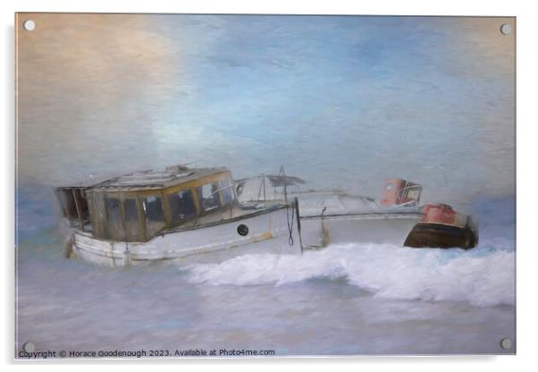 Cut adrift Acrylic by Horace Goodenough
