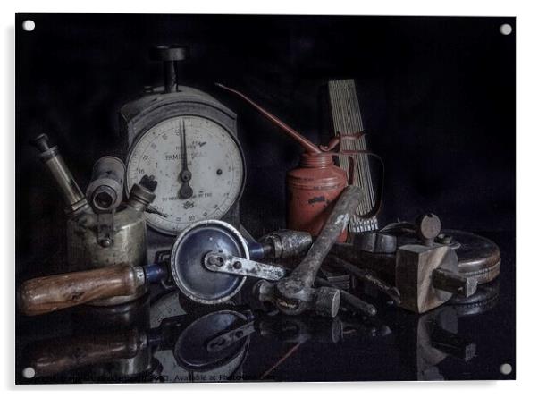 Old tools Acrylic by Horace Goodenough