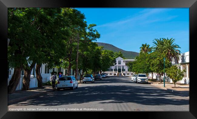 Toward Reinet House.  Framed Print by Adrian Turnbull-Kemp