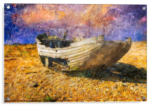 There's a hole in my boat Acrylic by Horace Goodenough
