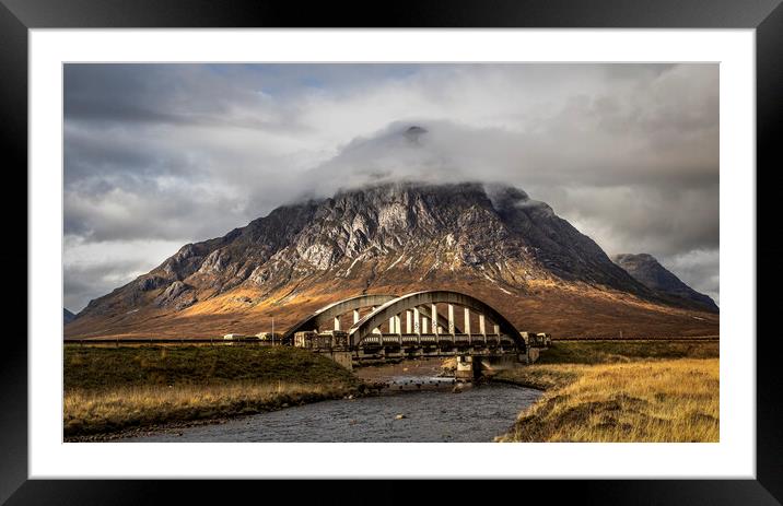 The Buachaille, Scotland, Glencoe, Framed Mounted Print by Richard Armstrong