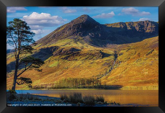 High Stile at Buttermere Framed Print by phil pace
