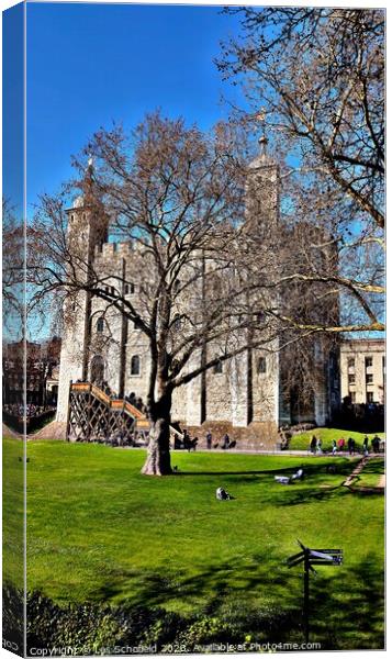 Tower of London  Canvas Print by Les Schofield