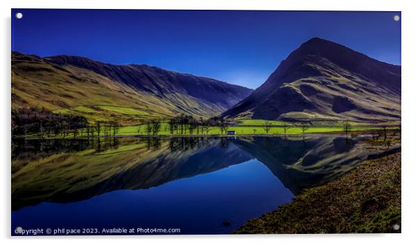 Majestic Buttermere Acrylic by phil pace