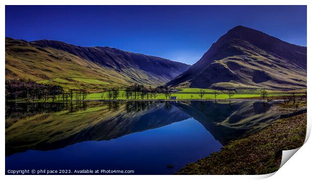 Majestic Buttermere Print by phil pace